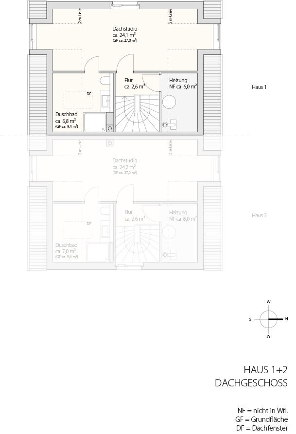 Grundriss DG Haus 1
