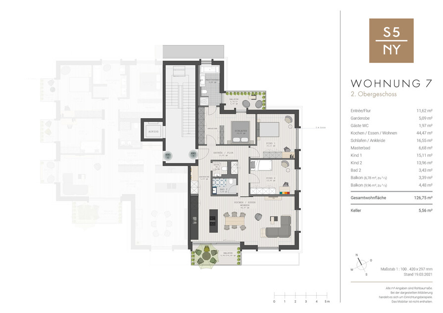 2. Obergeschoss Wohnung 7