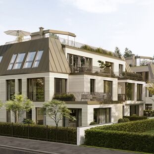 Ensemble aus zwei Stadtvillen (Visualisierung)