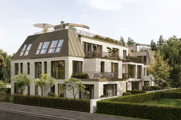 Ensemble aus zwei Stadtvillen (Visualisierung)