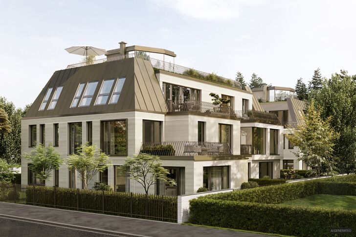 Ensemble aus zwei Stadtvillen (Visualisierung)