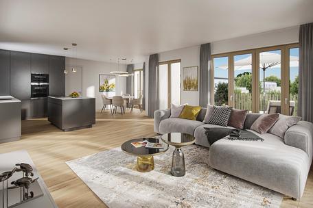 Neubau: Exklusives 4-Zimmer-Penthouse mit Dachterrassen