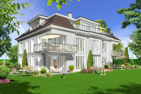 Neubau: Exklusives Neubauprojekt mit 5 großzügigen Wohnungen in absolut ruhiger güner Lage