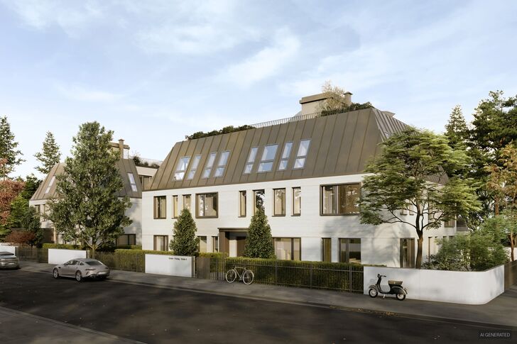 Elegante Villen-Architektur (Visualisierung)