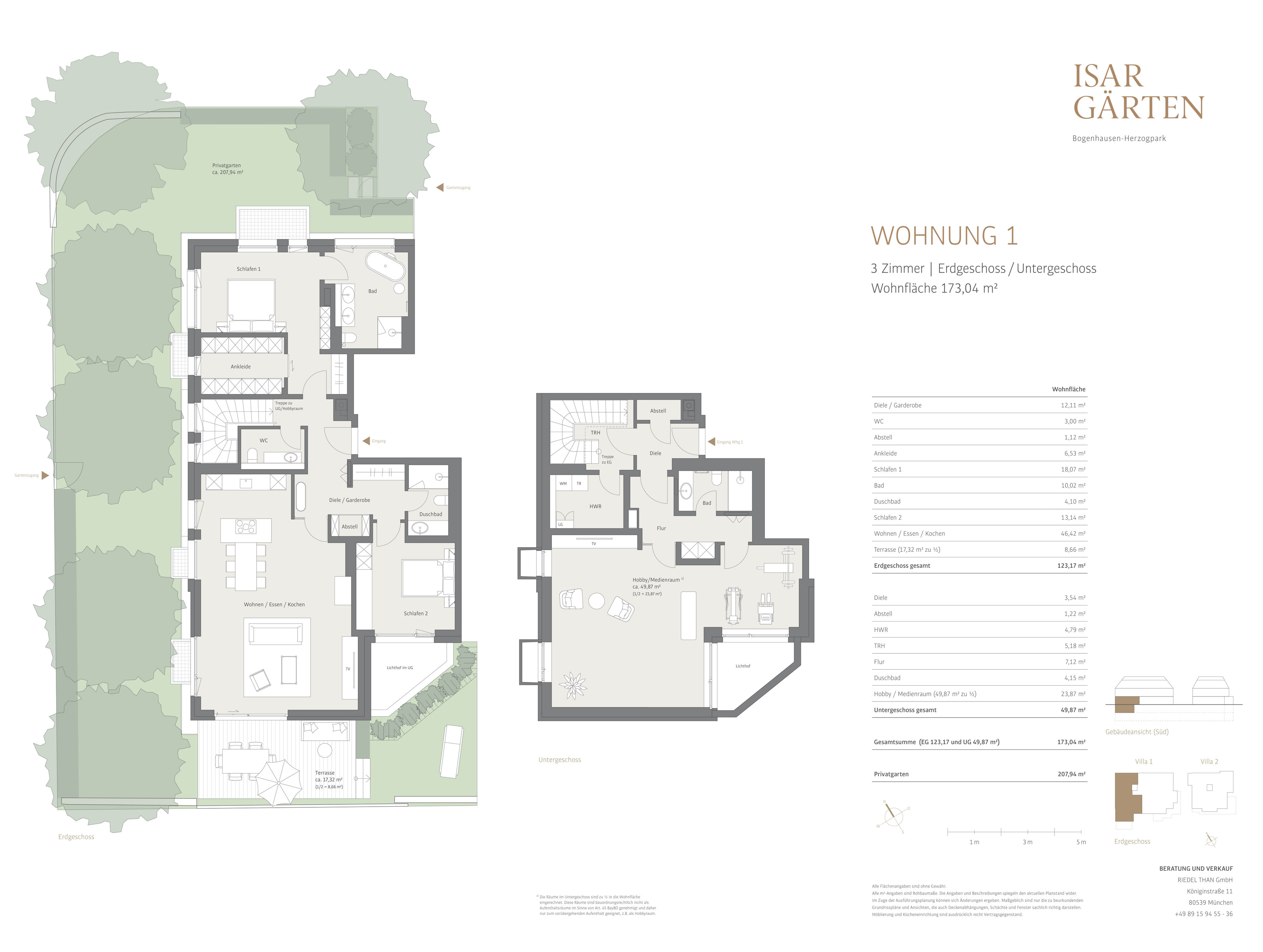 Ground floor + basement