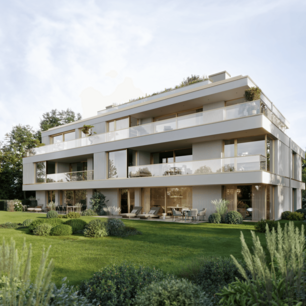 Zeitlos-moderne Architektur (Visualisierung)