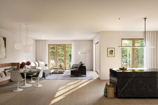 Spacious living area