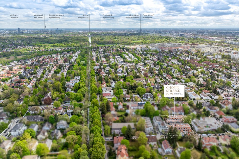 Blickrichtung Schlosspark