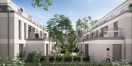 Neubau: Familientraum: Ideal gegliederte 4-Zimmer-Wohnung mit Privatgarten