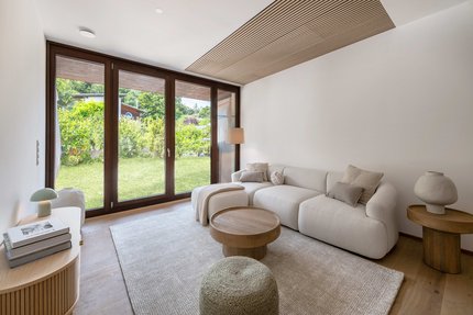 Living area with terrace access