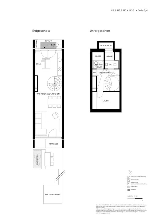 Erdgeschoss/Untergeschoss