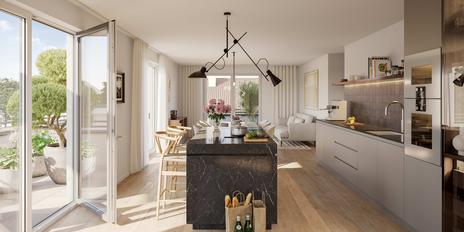 Neubau: Ganz oben angekommen: 5-Zimmer-Penthouse mit Haus-im-Haus-Ambiente und drei Dachterrassen