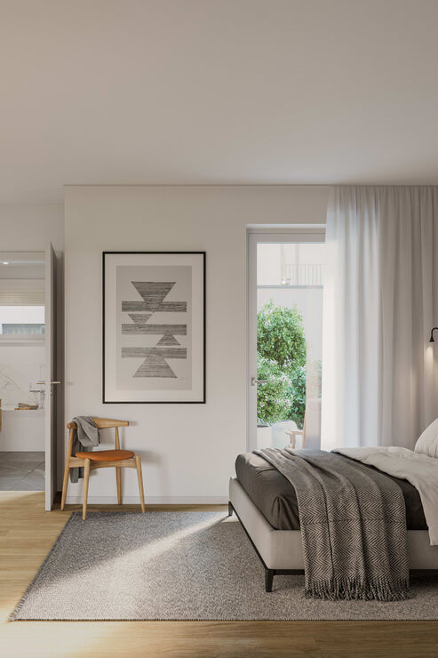 Schlafzimmer Wohnung Nr. 2