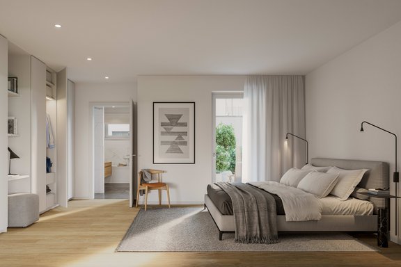 Schlafzimmer Wohnung Nr. 2