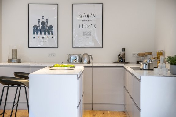 Open kitchen with functional design.