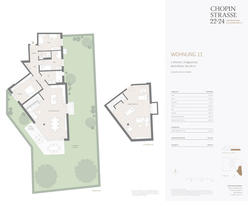 Erdgeschoss + Untergeschoss