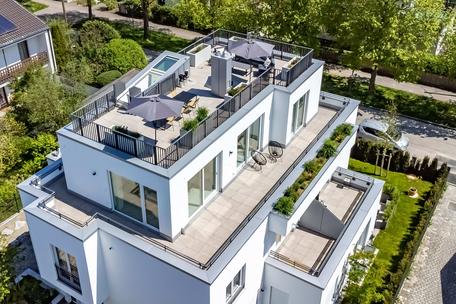 Neubau/Erstbezug: Großzügiges Penthouse über zwei Etagen mit Rooftop-Terrasse