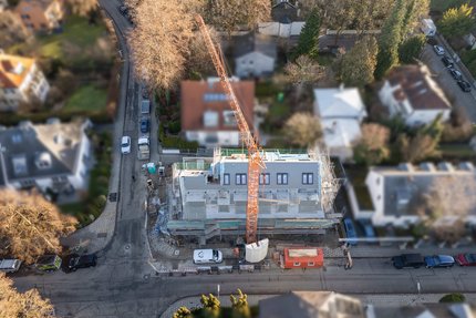 Baufortschritt aus der Höhe