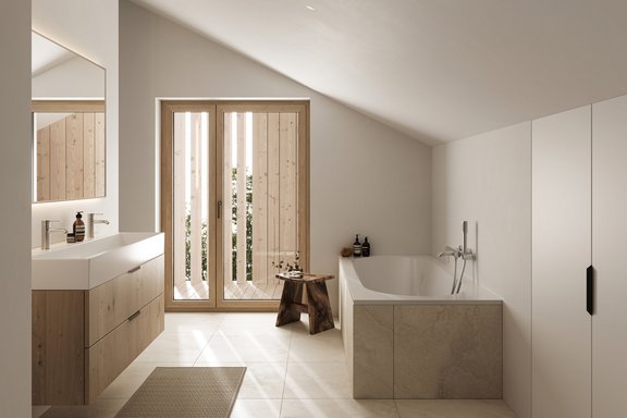 Bathrooms with timeless aesthetics