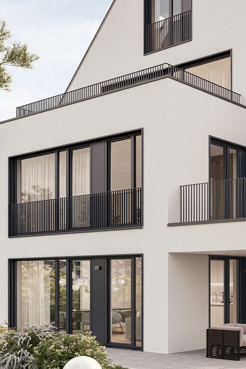 Ansicht Etagenwohnung (Illustration)