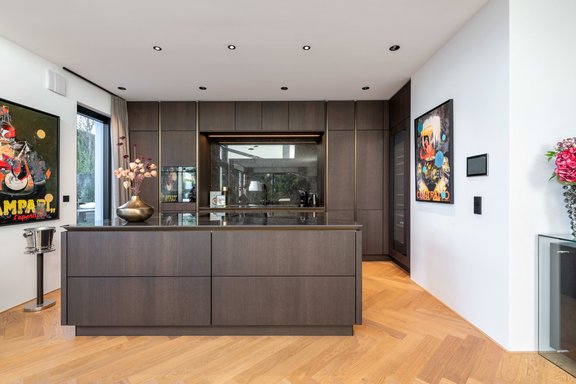 Offen gestaltete Küche