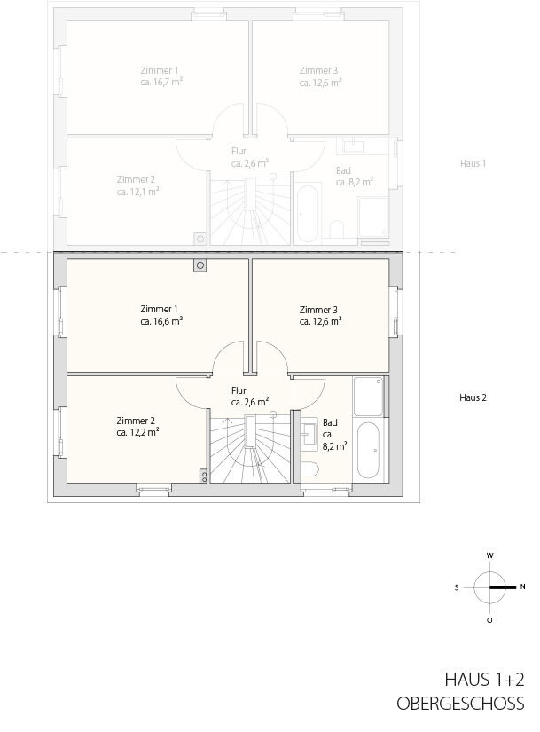Grundriss OG Haus 2