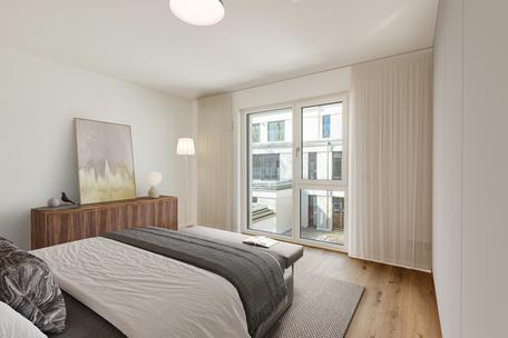 New build: Ideal floor plan and west-facing: Exclusive 3-room new-build apartment with roof terrace