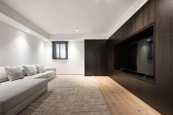 Private home theater for entertainment