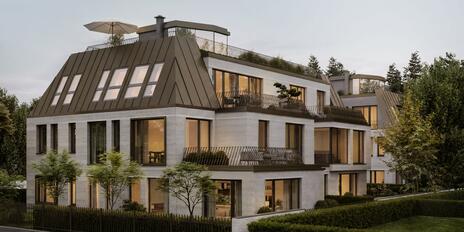 Neubau: Hochkarätige 3-Zimmer-Wohnung mit Südwest-Terrasse nahe Isarhochufer