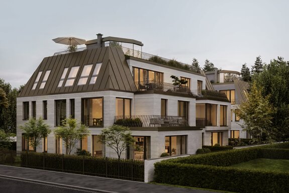 Ensemble aus zwei Stadtvillen (Visualisierung)