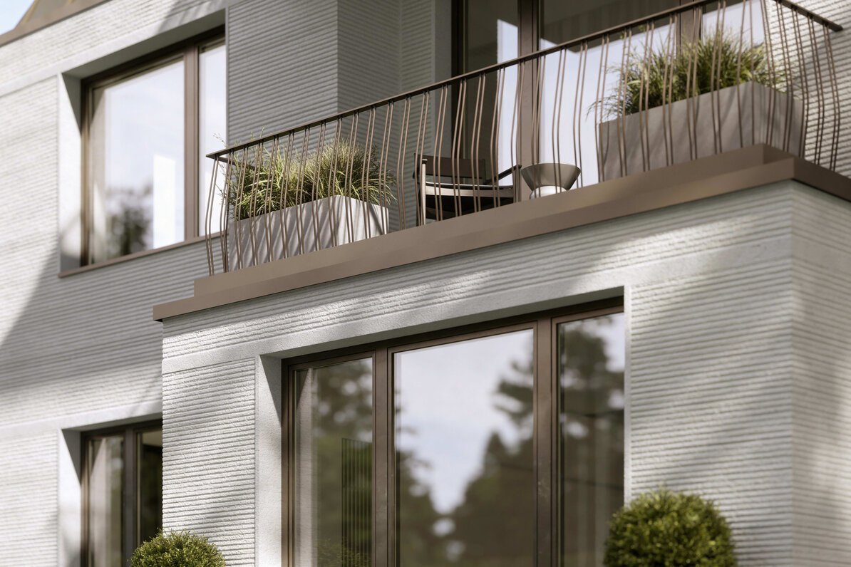 Exclusive facade design (rendering)