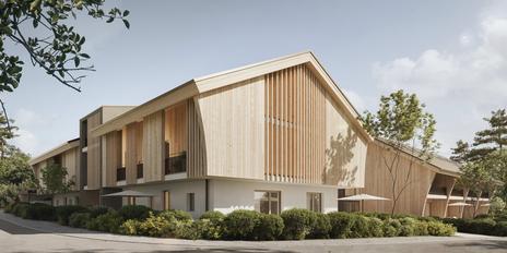 New build: Airy 2-room top-floor apartment with roof terrace and south-facing loggia with mountain views