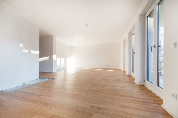 Wohnzimmer mit Kaminanschluss