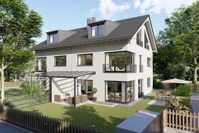 Neubau: Moderne, familienfreundliche Haushälfte mit Südost-Garten in bester, sonniger Lage