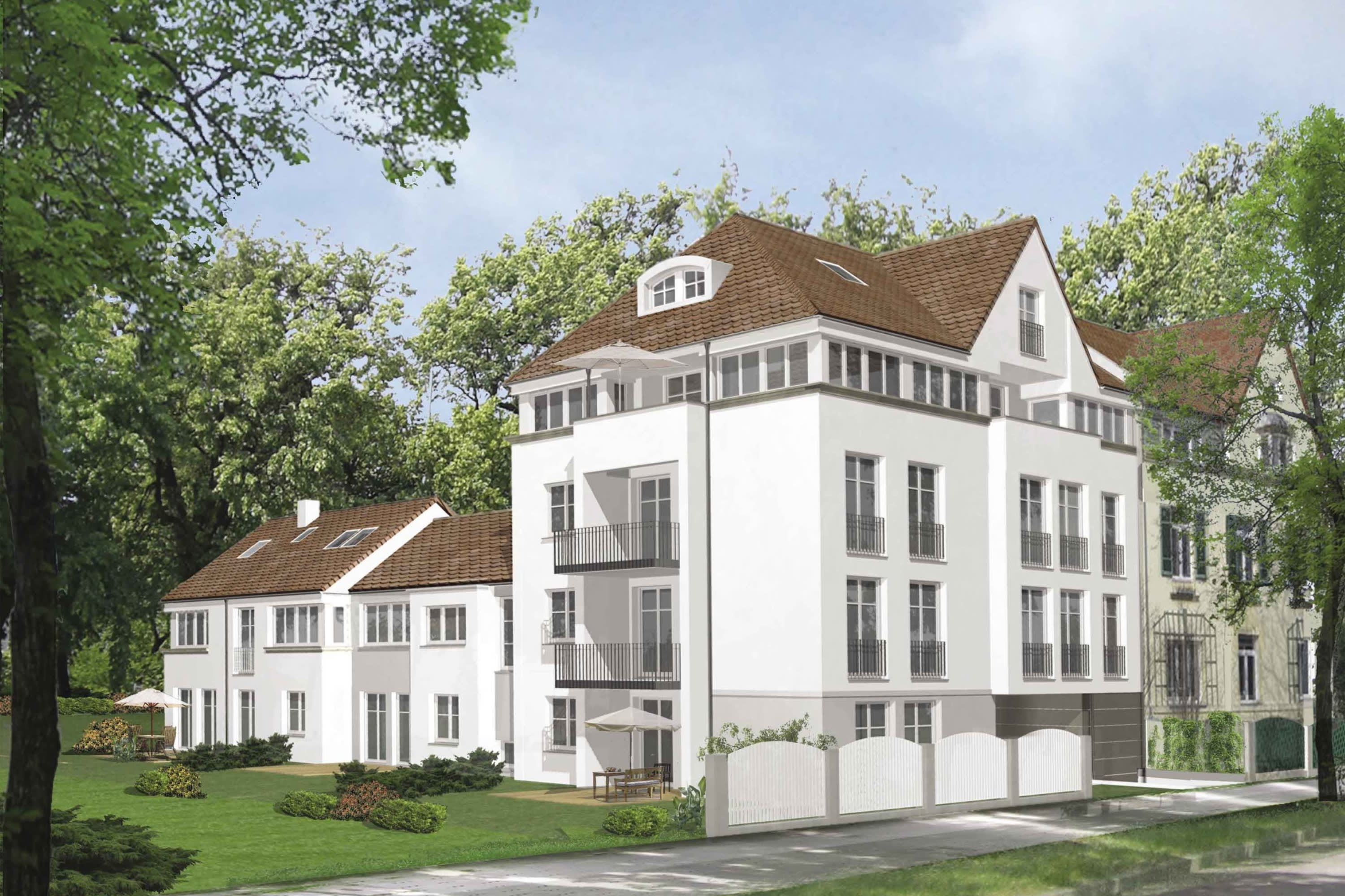 Neubau nahe Schlosspark Wohnen in historischer Nachbarschaft
