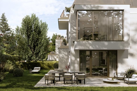 Beeindruckende Glasfronten (Visualisierung)