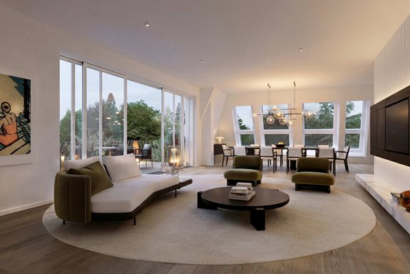 Luxuriöses Wohnambiente (Visualisierung)