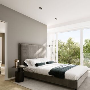Mastersuite im Penthouse (Visualisierung)