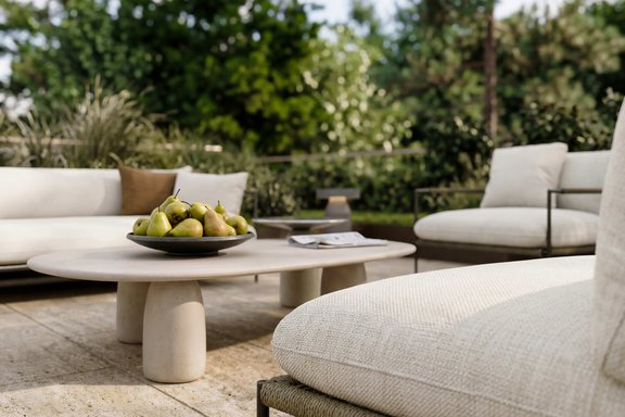 Stilvolles Outodoor-Ambiente (Visualisierung)