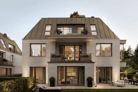 Neubau: Rarität im Herzogpark - Spektakuläres 5-Zimmer-Penthouse mit Roofgarden und privatem Liftlanding