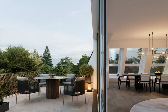 Verschmelzung von innen und außen (Visualisierung)