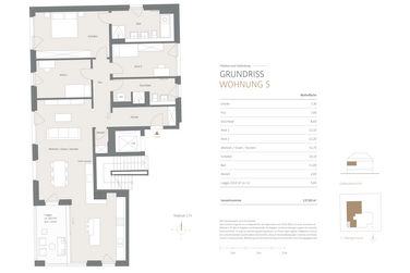 Grundriss Wohnung 5