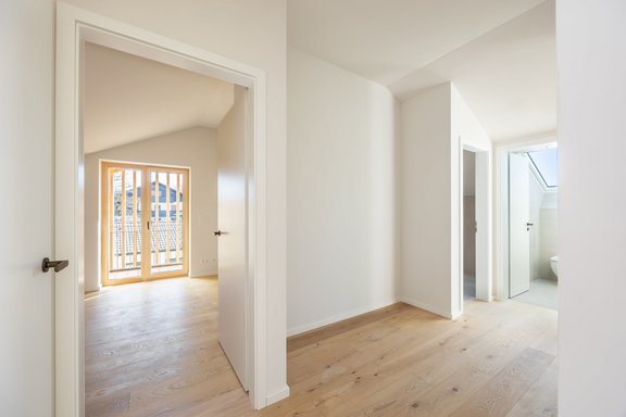 Bedroom with walk-in closet & bathroom