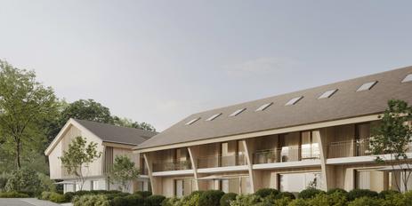 Neubau: Sonnenerfülltes Eckhaus mit Süd-West-Ausrichtung und Bergblick
