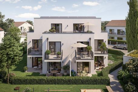 Neubau: Sonnige 3-Zimmer-Gartenwohnung im attraktiven, zweigeschossigen Maisonette-Stil