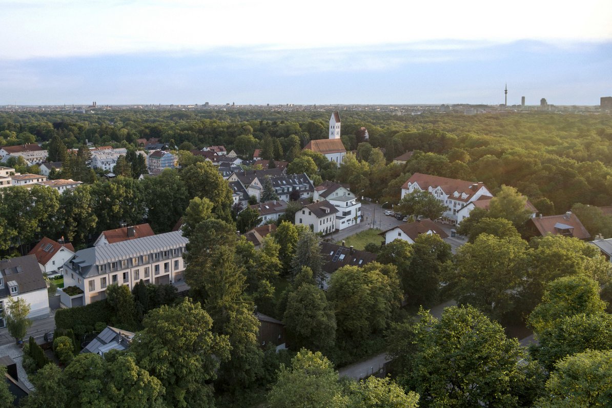 Hausansicht Abendsonne