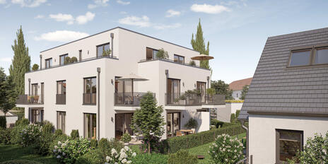 Neubau: Sundowner auf dem Westbalkon: Charmante 2-Zimmer-Wohnung mit exklusivem Flair