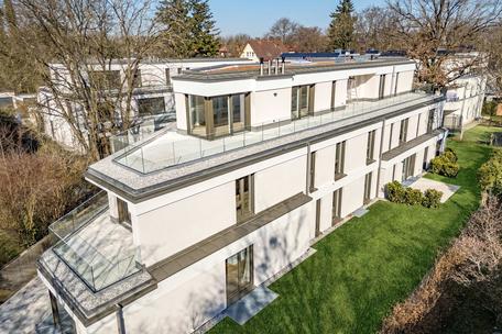 Neubau: Traumlage in der Villenkolonie I: 2-Zimmer-Neubauwohnung mit hochwertiger Ausstattung