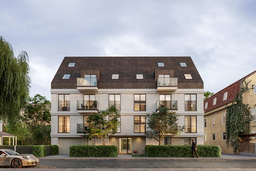 Clear, modern architecture with a classic façade structure