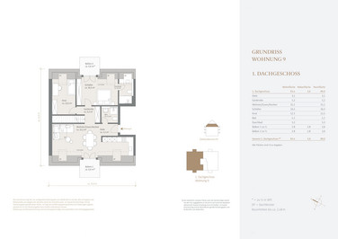 Grundriss 1. Dachgeschoss